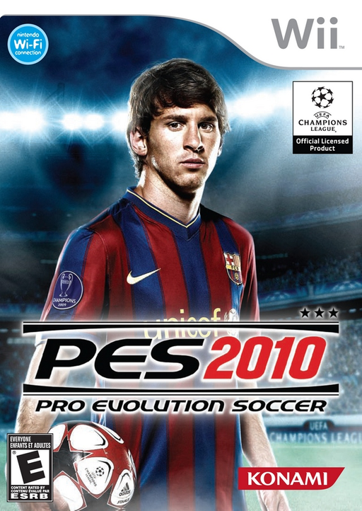 Pro Evolution Soccer 2010 box art for Wii